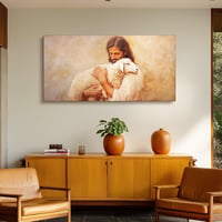 hyidecorart Jézus Keresztény Vászonkép 59x119 cm Nappali Hálószoba Irodai Dekoráció 2