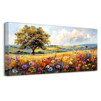 hyidecorart Slika na platnu Šarena priroda - 50x100 cm 1