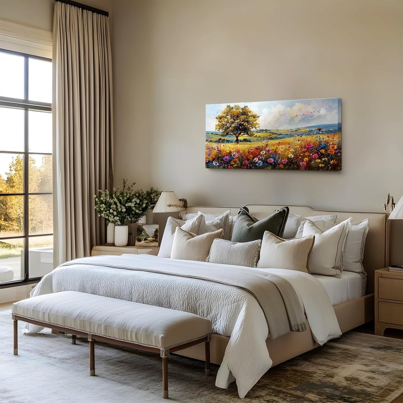 hyidecorart Színes Természet Vászonkép 50x100 cm Faldekoráció Nappalihoz Hálóhoz