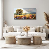hyidecorart Színes Természet Vászonkép 50x100 cm Faldekoráció Nappalihoz Hálóhoz 3