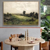 hyidecorart Vintage Vászon Kép Fa Kerettel 60x90cm Természet Tájkép Falikép Nappali Hálószoba Fürdőszoba 2