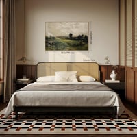 hyidecorart Vintage Vászon Kép Fa Kerettel 60x90cm Természet Tájkép Falikép Nappali Hálószoba Fürdőszoba 5