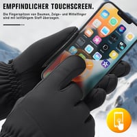 Hyinphon Thermal Téli Kesztyű Férfi Női Windproof Touchscreen Kerékpár Túrázás M-es 4