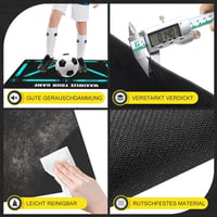 hykoiuu Futball Edzőszőnyeg 60x90cm Csúszásmentes Zokni Videóval 6