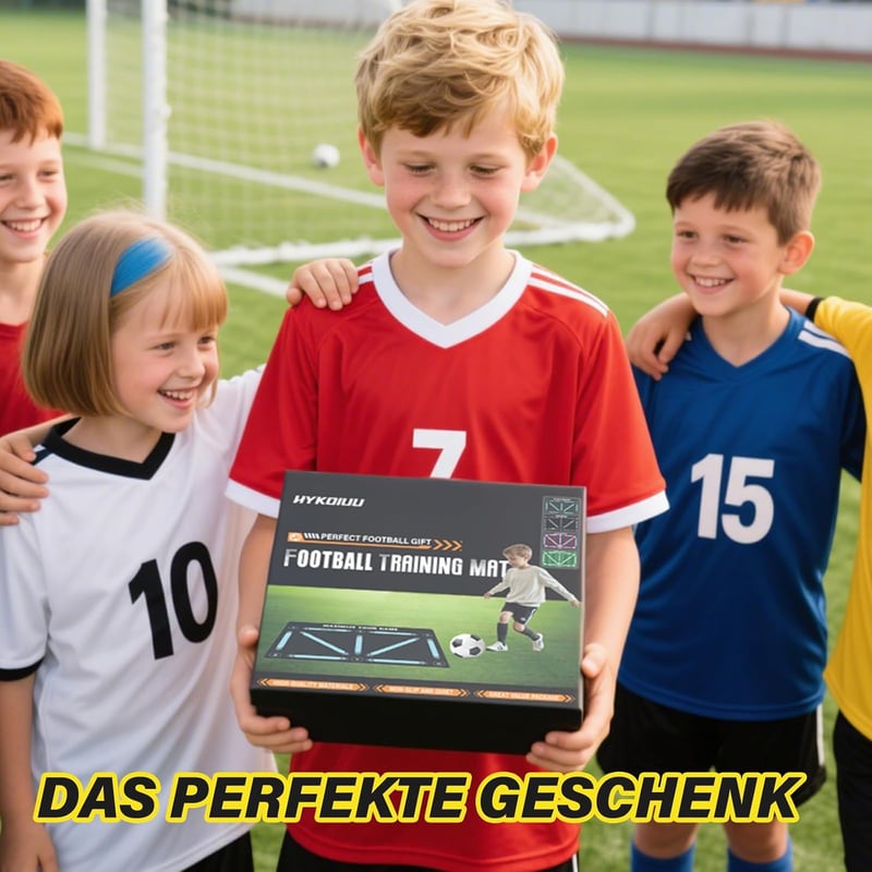 hykoiuu Futball Edzőszőnyeg 60x90cm Csúszásmentes Zokni Videóval
