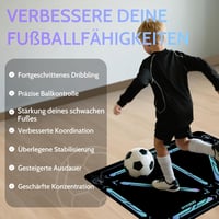 hykoiuu Futball Tréning Szőnyeg Csúszásmentes Csendes Labdaérzékeléshez 4