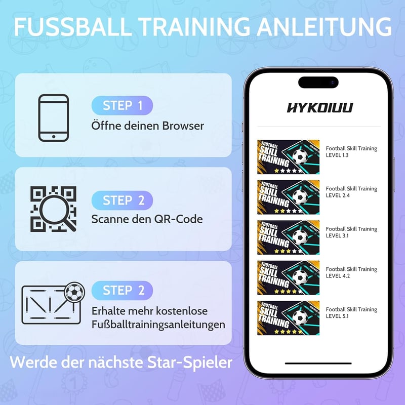 hykoiuu Futball Tréning Szőnyeg Csúszásmentes Csendes Labdaérzékeléshez