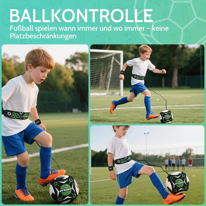 hykoiuu Zöld futball edzőszőnyeg 90x60 cm csúszásgátló csendes labdakezelő és lépésgyakorlat gyerekeknek