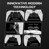 Hyperkin The Competitor vezetékes Xbox kontroller - Xbox Series X|S / One / PC - fehér 3