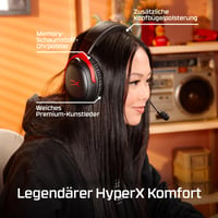 Bezdrôtové herné slúchadlá HyperX Cloud III S – biele, Bluetooth a 2,4 GHz, 53 mm meniče, 10 mm mikrofón, 200-hodinová výdrž batérie, PC, PS5, Xbox 5