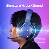 Herné slúchadlá HyperX Cloud Jet Dual Wireless, 2,4 GHz a Bluetooth 5.2, PC, PS5, Nintendo Switch, Steam Deck, USB-A, 40 mm meniče, 25-hodinová výdrž batérie, otočný mikrofón 3