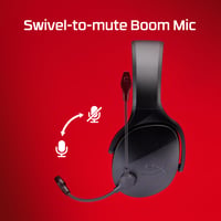 Herné slúchadlá HyperX Cloud Jet Dual Wireless, 2,4 GHz a Bluetooth 5.2, PC, PS5, Nintendo Switch, Steam Deck, USB-A, 40 mm meniče, 25-hodinová výdrž batérie, otočný mikrofón 7
