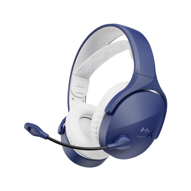 Herné slúchadlá HyperX Cloud Jet Dual Wireless, 2,4 GHz a Bluetooth 5.2, PC, PS5, Nintendo Switch, Steam Deck, USB-A, 40 mm meniče, 25-hodinová výdrž batérie, otočný mikrofón