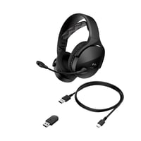 Bezdrôtové herné slúchadlá HyperX Cloud Jet Dual, 2,4 GHz a Bluetooth, PC, Mac, PS5, PS4, 40 mm meniče, 25-hodinová výdrž batérie, mikrofón s funkciou stlmenia otočením, čierne 9