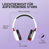 Căști gaming wireless HyperX Cloud Mini, albe, cu microfon, compatibile PC și consolă 9