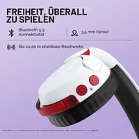 Căști gaming wireless HyperX Cloud Mini, albe, cu microfon, compatibile PC și consolă 3