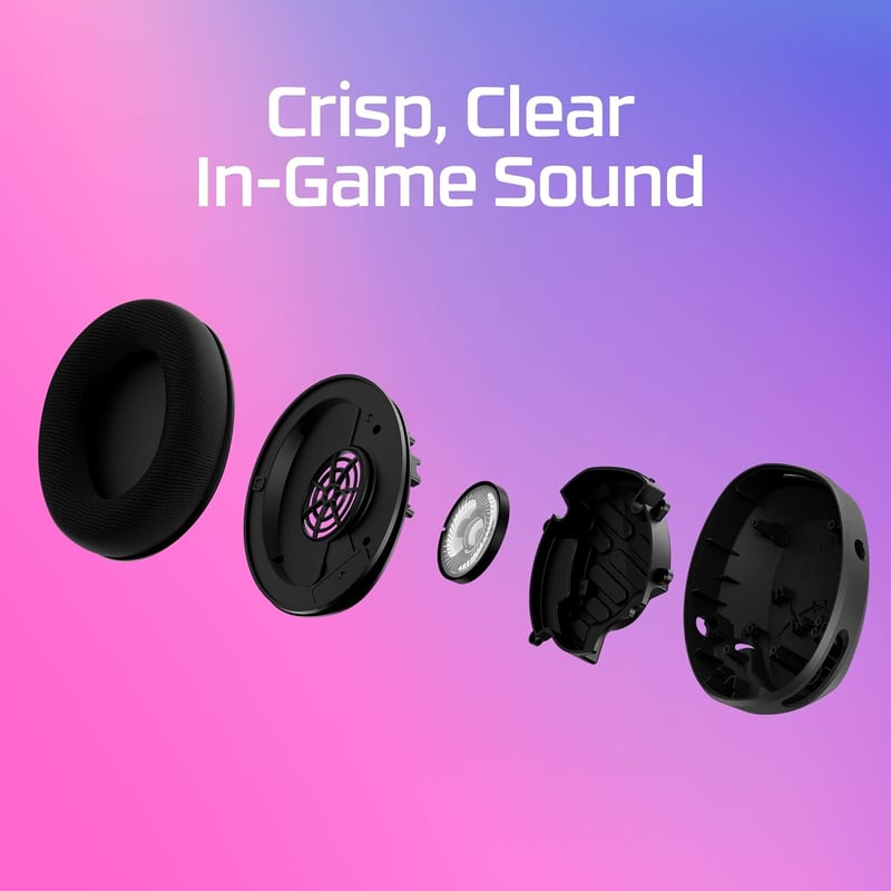 HyperX Cloud Stinger 2 Core Gaming Headset PC-hez, Mikrofon, DTS Spatial Audio - Wired, black, Stinger 2 Core