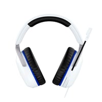 Herné káblové slúchadlá HyperX Cloud Stinger 2 pre PlayStation, biele, 50 mm meniče, pamäťová pena, otočný mikrofón, vstavané ovládanie hlasitosti 10