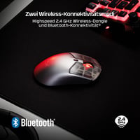 HyperX Pulsefire Haste 2 S vezeték nélküli gamer egér - ezüst 5