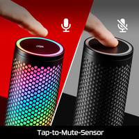USB mikrofón HyperX QuadCast 2 S s RGB LED podsvietením, kvalita zvuku 32 bit/192 kHz, na streamovanie a podcasty, čierny 4