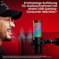 USB mikrofón HyperX QuadCast 2 S s RGB LED podsvietením, kvalita zvuku 32 bit/192 kHz, na streamovanie a podcasty, čierny 2