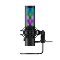 USB mikrofón HyperX QuadCast 2 S s RGB LED podsvietením, kvalita zvuku 32 bit/192 kHz, na streamovanie a podcasty, čierny 10