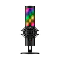 USB mikrofón HyperX QuadCast 2 S s RGB LED podsvietením, kvalita zvuku 32 bit/192 kHz, na streamovanie a podcasty, čierny 1