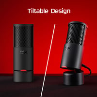 USB kondenzátorový mikrofón HyperX SoloCast 2, 24-bit/96 kHz, Plug and Play – čierny 5
