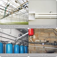 HYRYC M20 Csőbilincs Szett 50 db Fehér PVC Csőrögzítő Klipsz Csavarokkal Cső Tömlő Rúd Rögzítéshez 6