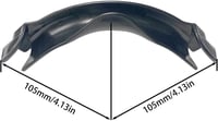 HYRYC Padlófűtés Cső Vezeték Sarok Tartó Konzol 10 db Fekete Műanyag 16-18 mm Átmérő Padlófűtési Rendszer Kiegészítő 2