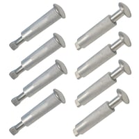 HYRYC Rozsdamentes Acél Medencetakaró Rögzítő Csavarok - 8 db Behúzható Horgonycsavar Ponyvához, 16x65 mm, Ezüst Színű 1