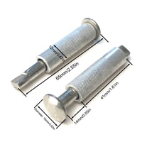 HYRYC Rozsdamentes Acél Medencetakaró Rögzítő Csavarok - 8 db Behúzható Horgonycsavar Ponyvához, 16x65 mm, Ezüst Színű 2