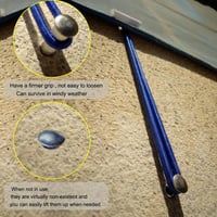 HYRYC Rozsdamentes Acél Medencetakaró Rögzítő Csavarok - 8 db Behúzható Horgonycsavar Ponyvához, 16x65 mm, Ezüst Színű 5