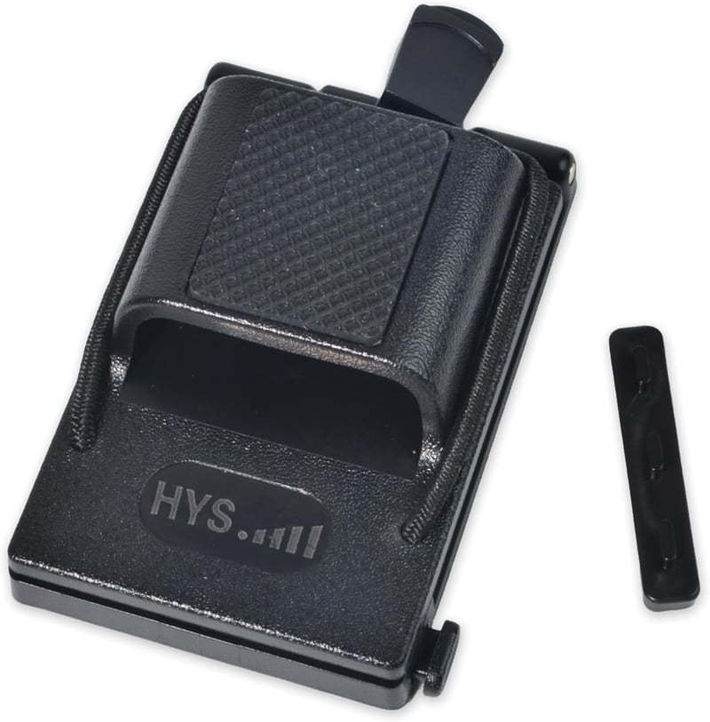 HYS Walkie Talkie Tartó 25-58mm Övhez, Rádió Hordozó Klip, MOLLE Mellénnyel Kompatibilis