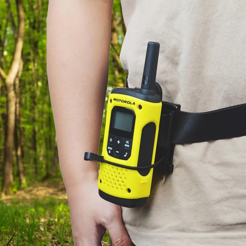 HYS Walkie Talkie Tartó 25-58mm Övhez, Rádió Hordozó Klip, MOLLE Mellénnyel Kompatibilis