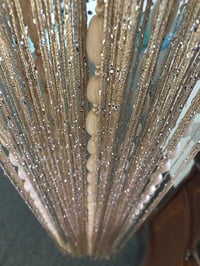 HYSENM ajtó függöny szálflíz 100x200cm vágható gyerekszoba nappali champagne 1