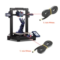 HysiPrui 2GT 6mm Nyitott Fogasszíj Anycubi Kobra 3D Nyomtatóhoz XY Tengely 7