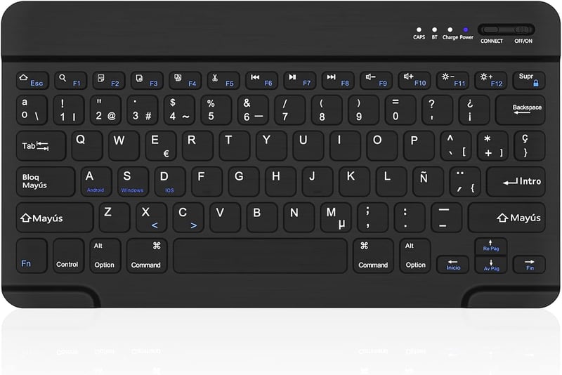 HZD Bluetooth Billentyűzet Vezeték Nélküli Wireless Keyboard iPhone iPad Android Windows