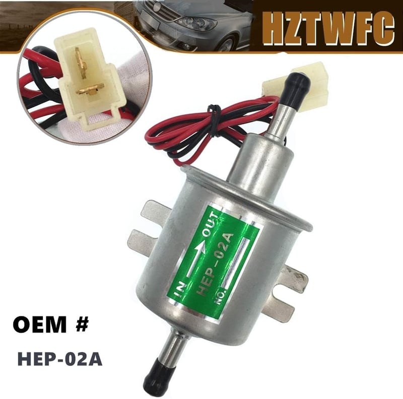 HZTWFC Üzemanyag Szivattyú 12V Alacsony Nyomású Dízel Benzin Elektromos Pumpa HEP-02A Univerzális Autó YANMAR Kompatibilis