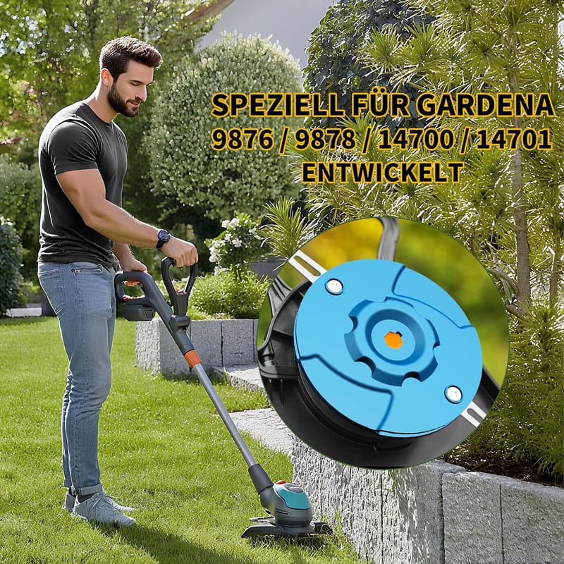 i-LEFANTE Megerősítő Korong Szett Üvegszálas Maggal Gardena EasyCut/ComfortCut Fűszegélynyírókhoz - 14700, 14701, 9876, 9878 Modellekhez