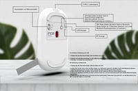 Mouse wireless İnca IWM-242K cu design de pisică, Bluetooth 5.4 + 2.4G, 800/1200/1600 DPI, mouse optic silențios pentru laptop, Mac, PC 5