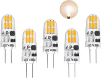 I-SHUNFA G4 LED Izzó 12V 4000K Természetes Fehér, 160 Lumen, 1,5W Halogén Kiváltó, Villogásmentes, Konyhai Páraelszívóhoz, Energiatakarékos  1
