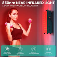 I-THERA-U Vörös Fényterápiás Lámpa 400W - 660nm és 850nm Infravörös Terápiás Készülék 80 LED-del Fájdalomcsillapításra és Fogyáshoz 4