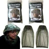 IATAHI Szúnyogháló Fejvédő - Kültéri Rovar Elleni Védelem Túrázáshoz, Kempingezéshez, Horgászathoz - Ultrafinom Nylon Háló, Zöld 1
