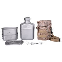iBasingo vojni set za kuhanje od titana - 1100 ml + 750 ml + 400 ml 2
