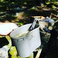 iBasingo Titán Katonai Vízpalack Kemping Főzőkészlet 3 részes Könnyű Kanna Pohár 1100ml 5