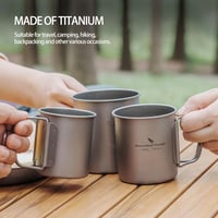 iBasingo Titán Kempingbögre Fedővel és Összecsukható Fogantyúval 200-750ml 9