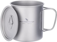 iBasingo Titán Kempingbögre Fedővel és Összecsukható Fogantyúval 200-750ml 1