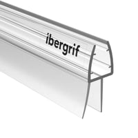 Ibergrif M101-80 Brtva za tuš kabinu za ravno staklo 5-8 mm 80 cm Vodootporna brtva za kupaonska vrata prozirna 1 kom 1