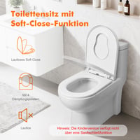 Rodinné WC sedadlo Ibergrif M41001-2 s funkciou Soft-Close – Detské sedadlo bez funkcie Soft-Close 5